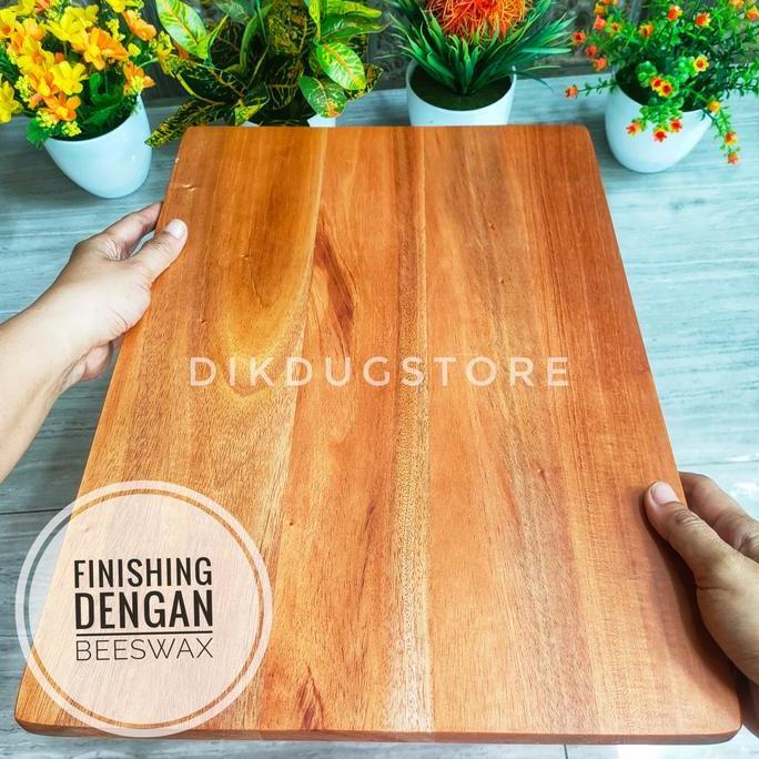Talenan Kayu Mahoni Besar - Alas Adonan - Cutting Board - Pastry Board