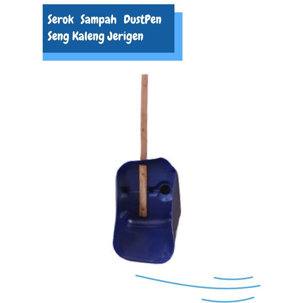 Serok Sampah DustPen Seng Kaleng Jerigen | Pengki Taman DAUR ULANG Original | Alat Kebersihan | Sero