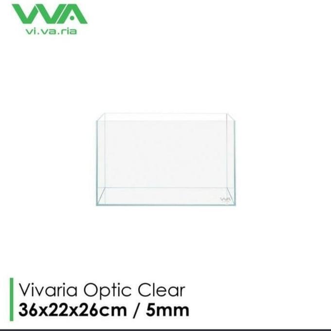 NEW vivaria optic clear Aquarium Optic Clear 36x22x26 5mm Vivaria cube