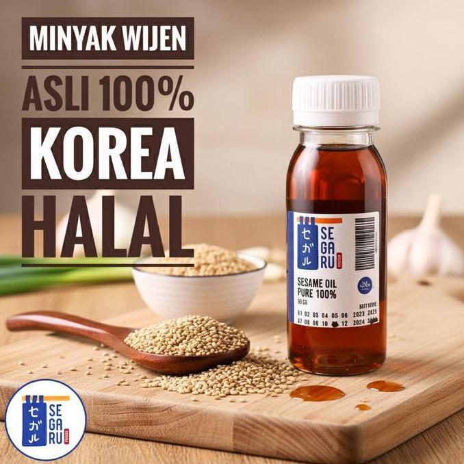 Foodtwin- Minyak Wijen Korea Asli 100% | Korean Sesame Oil 100% Halal