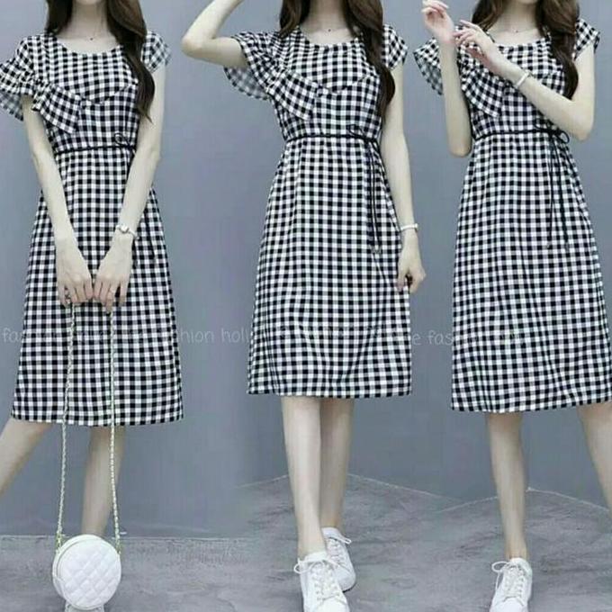 AI79 }} / AULIA KOTAK DRES / VL / BAJU KONDANGAN REMAJA / BAJU PESTA / DRESS / DRES WANITA / DRESS M