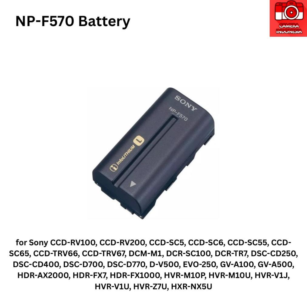 TERBARU Baterai NP-F570 Camcorder Sony CCD-RV100, CCD-RV200, CCD-SC5, CCD-SC6, CCD-SC55, CCD-SC65, C
