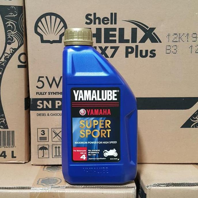 TERBARU - OLI MESIN MOTOR YAMALUBE SUPER SPORT 10W-40 1 LITER