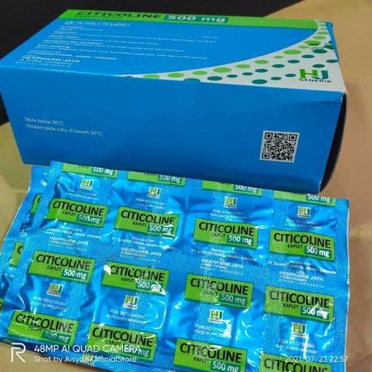 Clearx- Citicoline / Sitikolin Hj 500 Mg Strip Isi 10 Kapsul