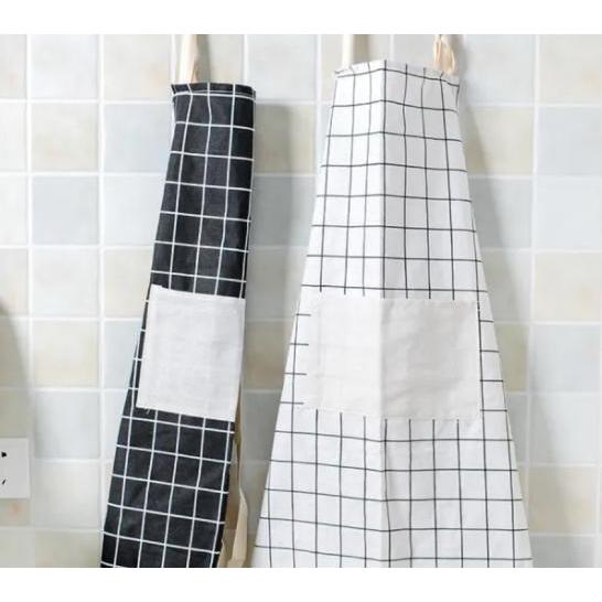 CELEMEK MASAK APRON MASAK KOREAN STYLE MINIMALIS KEKINIAN MURAH