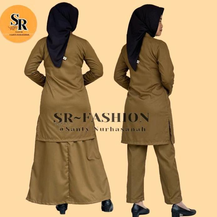 Seragam Pemda Tunik Benang Timbul Wanita Pasti Diskon