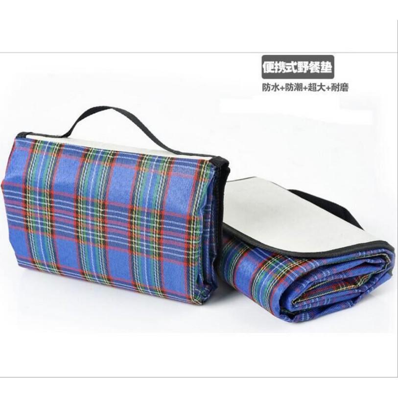 Tikar Lipat Microsatin - Tikar Piknik Lipat Waterproof