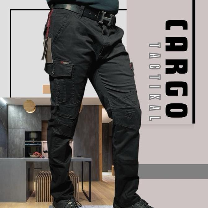 TACTIKAL PO80 BSIZE Celana Kargo Taktikal Slimfit Bahan Canvas Stret Saten Terbaru O'city Project Ta