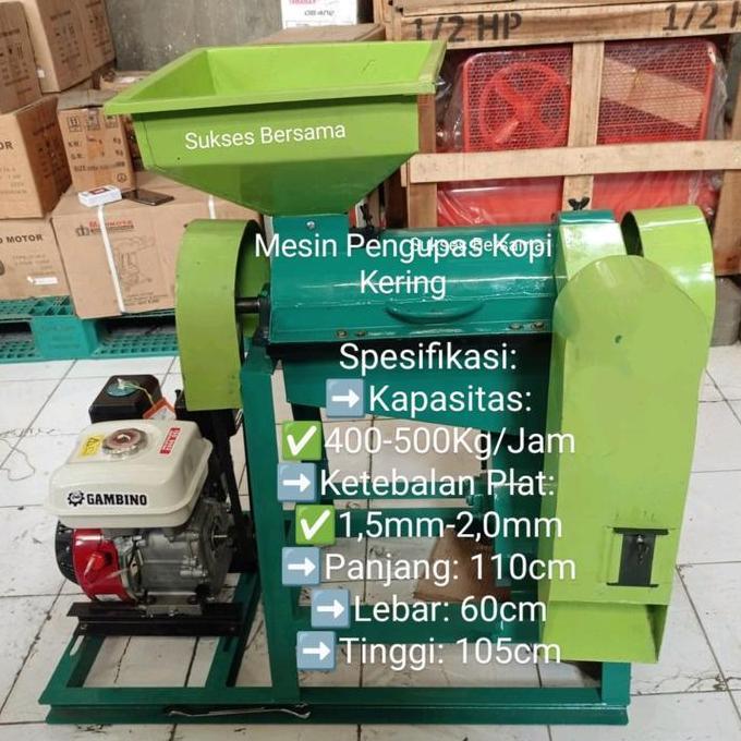 Mesin Pengupas Kopi Kering / Mesin Huller Kopi. Kering