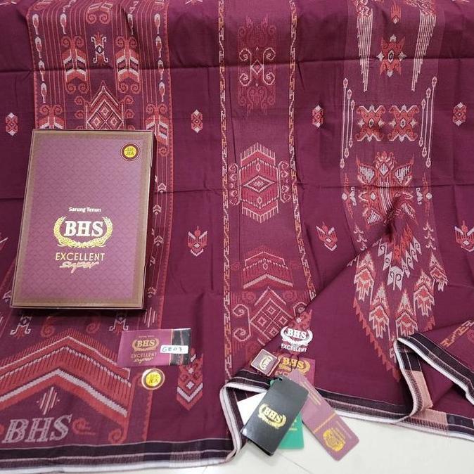 Diskon Sarung Tenun Bhs Excellent Gold (Best Seller) Motif Jacquard Dan Songket Dengan Bahan Premium
