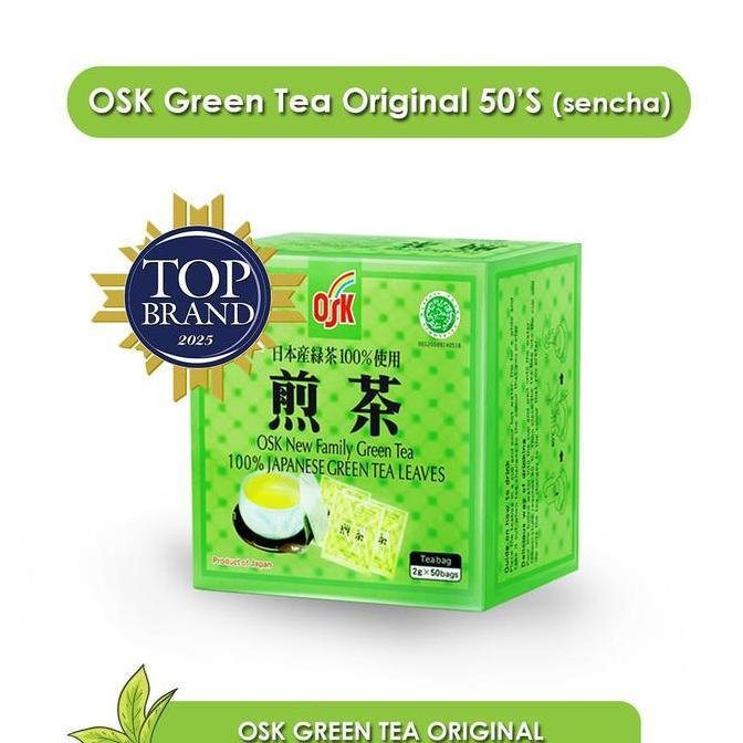 OSK Japanese Green Tea Original Isi 50 Sachet - Sencha Tea - Teh Hijau Original