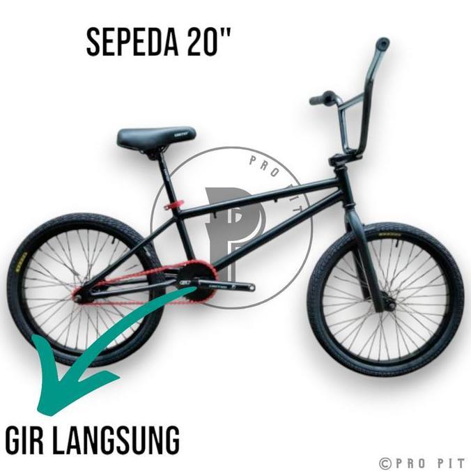 Kom Bottom Bracket BB Gir Tengah Langsung Sepeda BMX 20 Inch Pacific