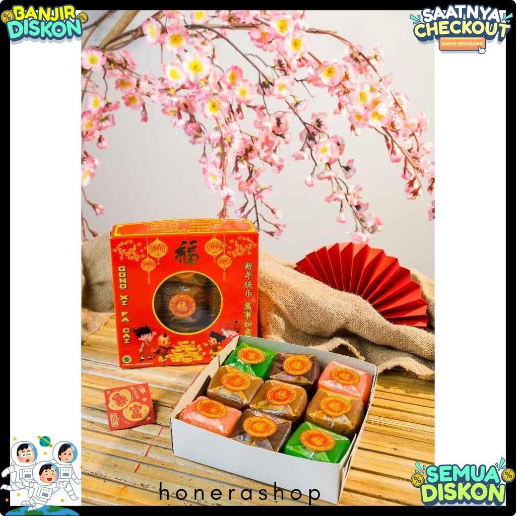 Kue Keranjang Halal Dodol Keranjang Imlek 1Dus Medium Ori 9Pcs Cemerlang Diskon 50%