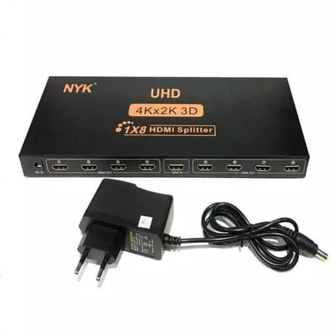 Ready NYK HDMI Splitter 8 port spliter 8port - NYK-HD