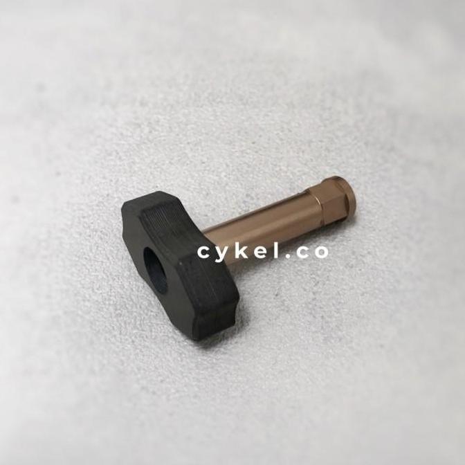 stop disc bromp 3sixty carbon aluminum seatpost stopper champagne gold