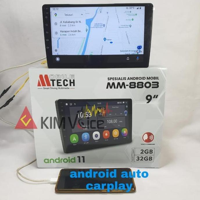 Head Unit Android 10 inch Mtech MM-8803 IPS Quantum Display Android 10