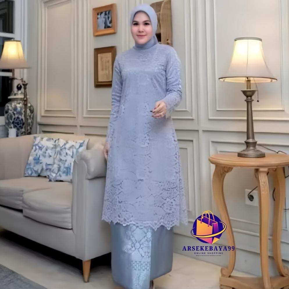 Hot Deals Setelan Kebaya Brokat/Kebaya Set Rok Songket/Kebaya Tunik Brokat/Kebaya Kurung/Baju Kurung