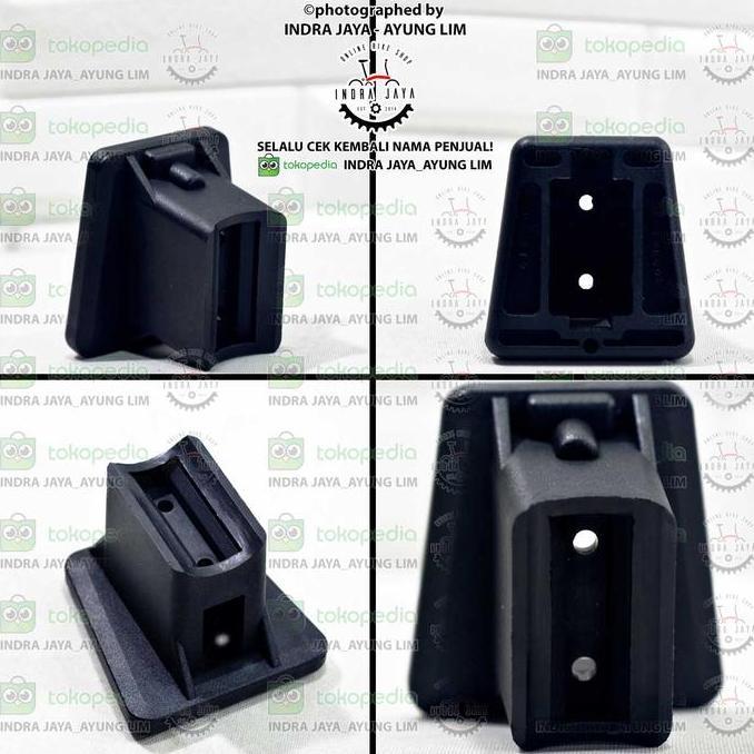 ACEOFFIX PVC FRONT CARRIER BLOCK SEPEDA LIPAT - 2 HOLE