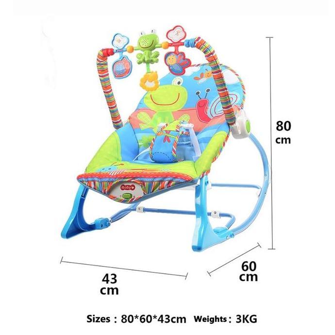 FLYBB 10in1 Premium Rocker Ayunan Bayi Bouncer Bayi Kursi Goyang Manual Bayi Bouncer rocking 10in1 b