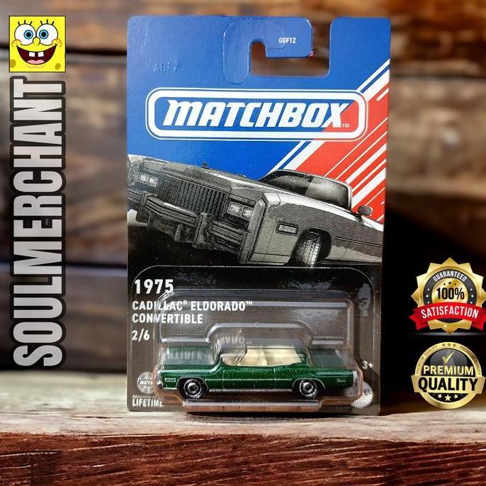 Matchbox Muscle 1975 Cadillac Eldorado Convertible Hijau