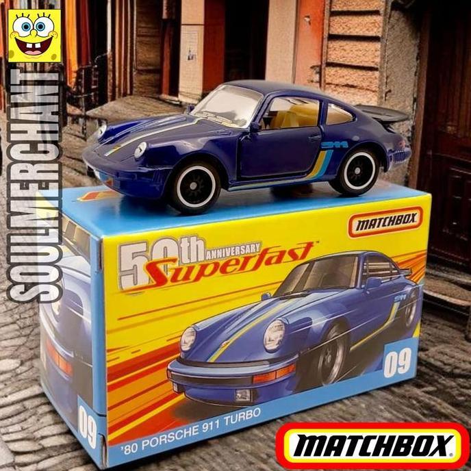 MATCHBOX SUPERFAST 80 PORSCHE 911 TURBO - 50th ANNIVERSARY RWB CARRERA