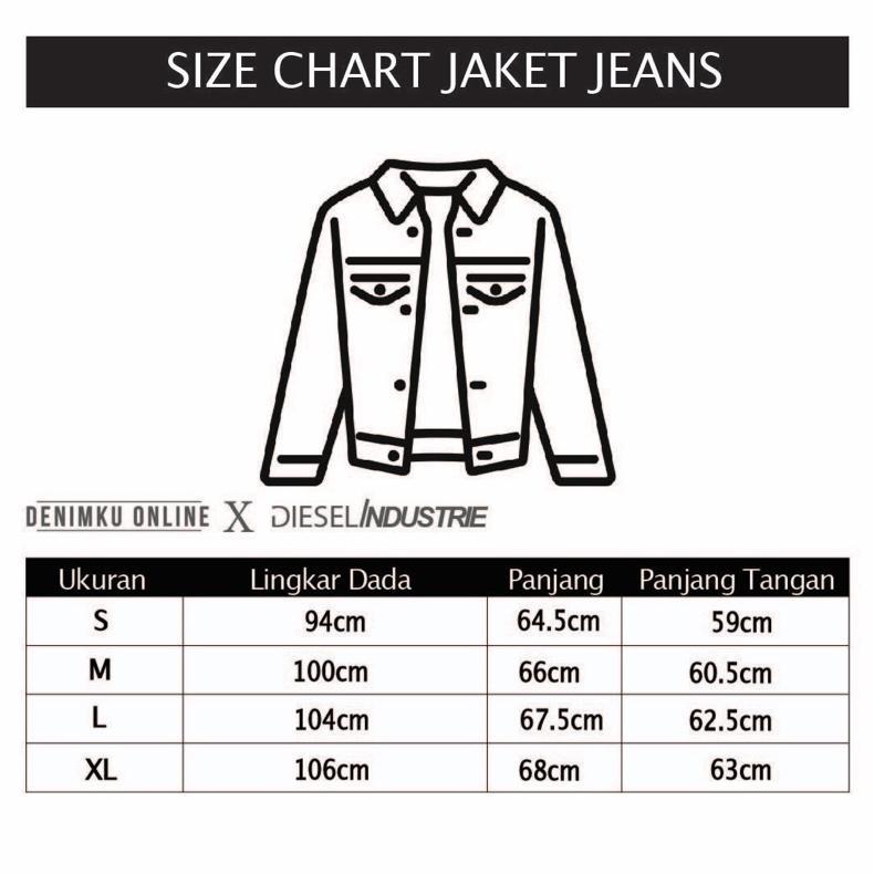 New Jacket Jeans Pria Reguler Original Diesel Stretch- Jaket Jeans Diesel