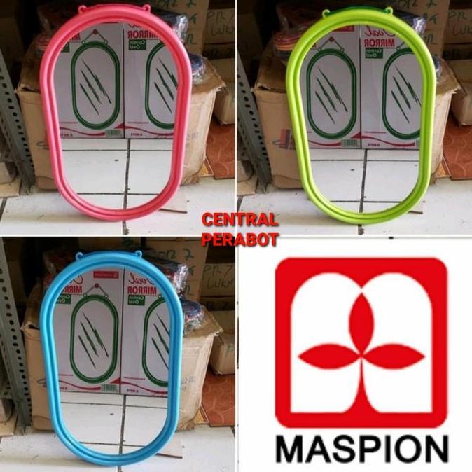 Kaca Cermin Dinding Gantung Maspion/Kaca Rias Cermin Oval Besar