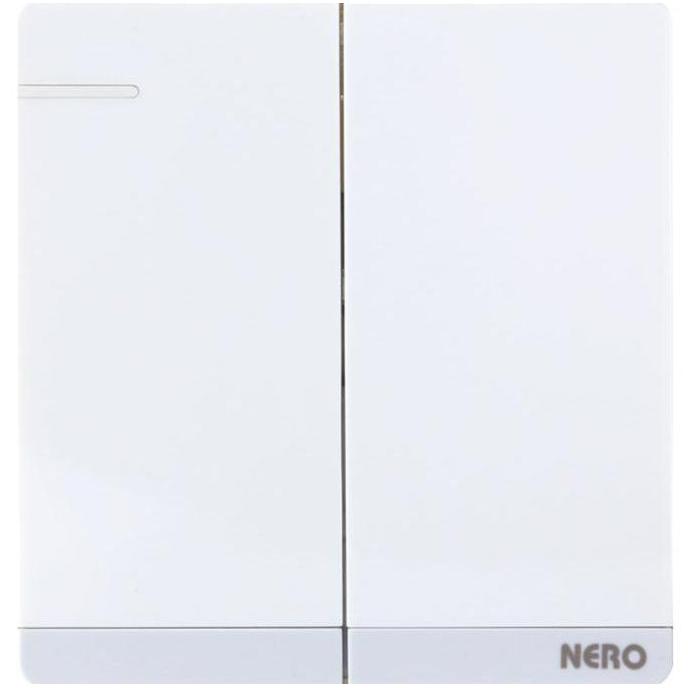 Saklar seri nero decora q7 putih. Saklar double decora putih nero original