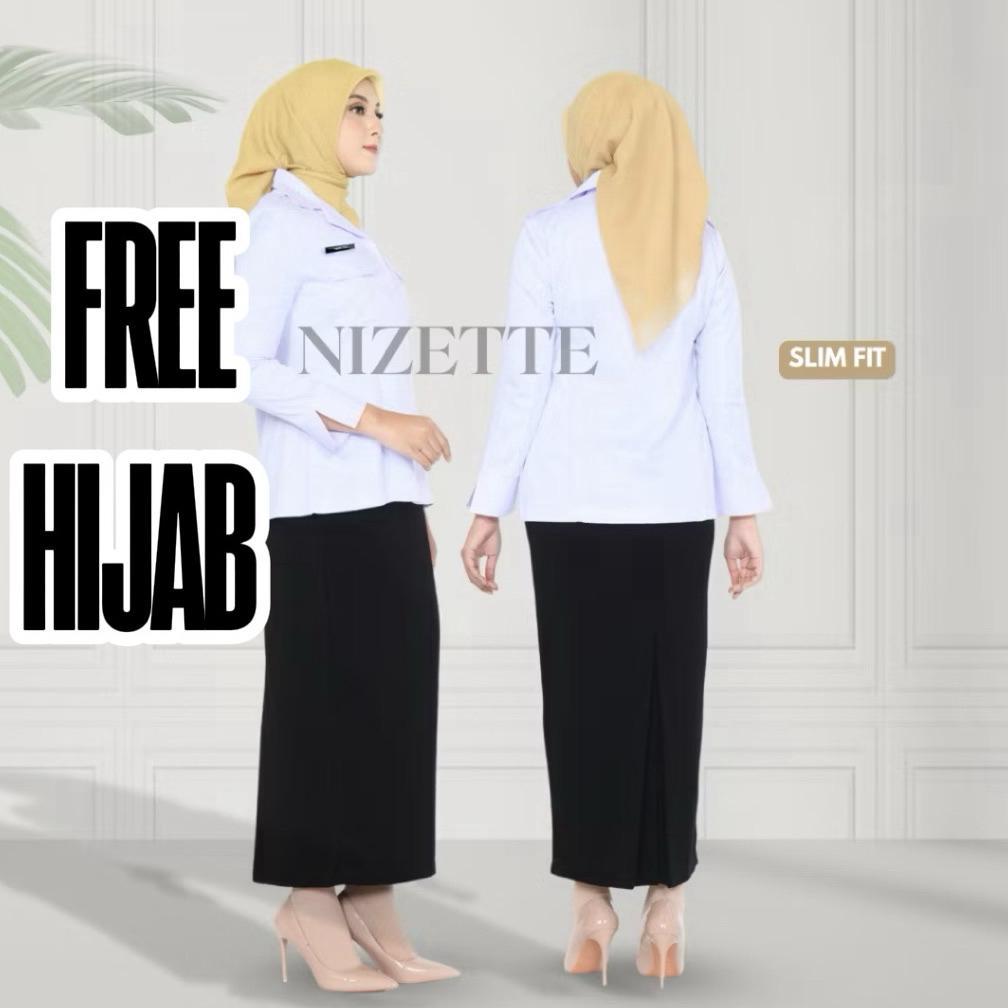 Grosir Baju Dinas Putih Pns Wanita Baju Pdh Wanita Putih Seragam Putih Pns Wanita Baju Putih Atasan 