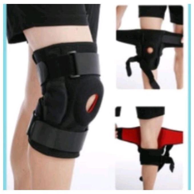 TERMURAH - AOLIKES 7907 Knee Support Decker Kneepad Strap terapi bantu lutut atlit lansia pasien ort