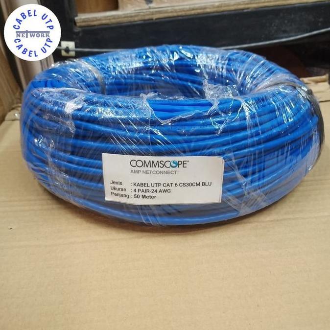 Commscope Amp Kabel UTP Cat.6 4Pair 24Awg Original Commscope @50 Meter