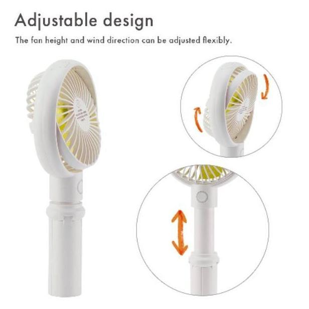 Inone Kipas Angin Mini Portable Rechargeable dengan Tripod Awet