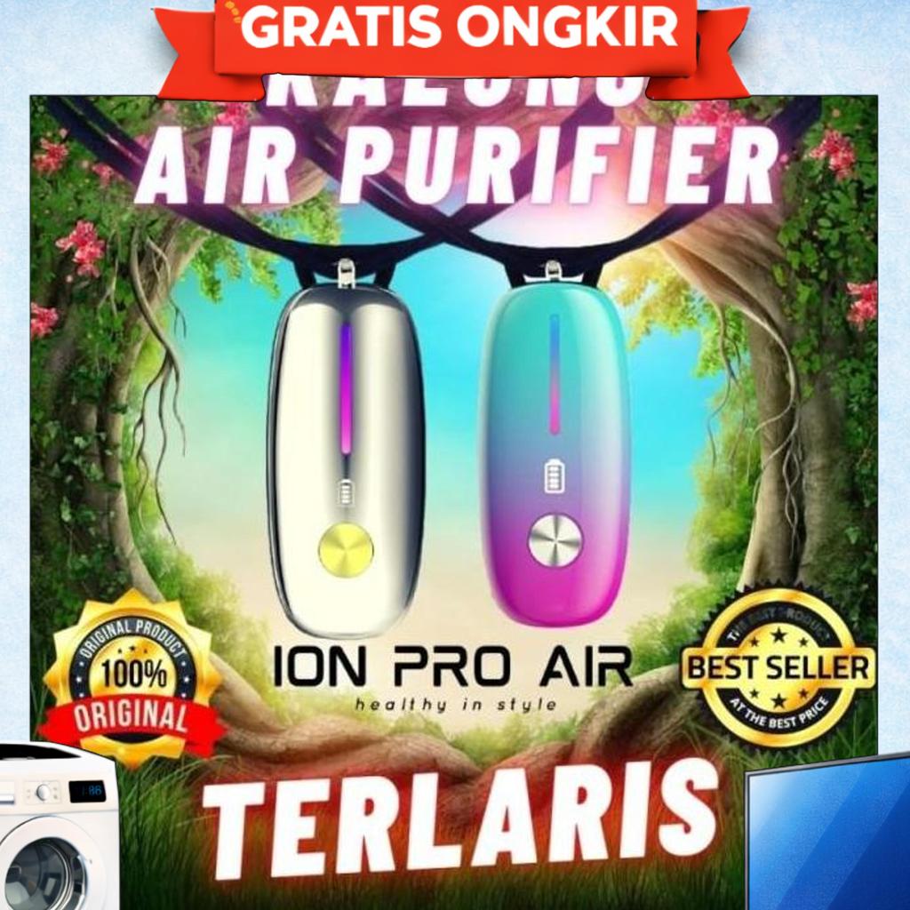 Kalung Ion Purifier Necklace Ionizer Portable Ion Negatif Pro Air