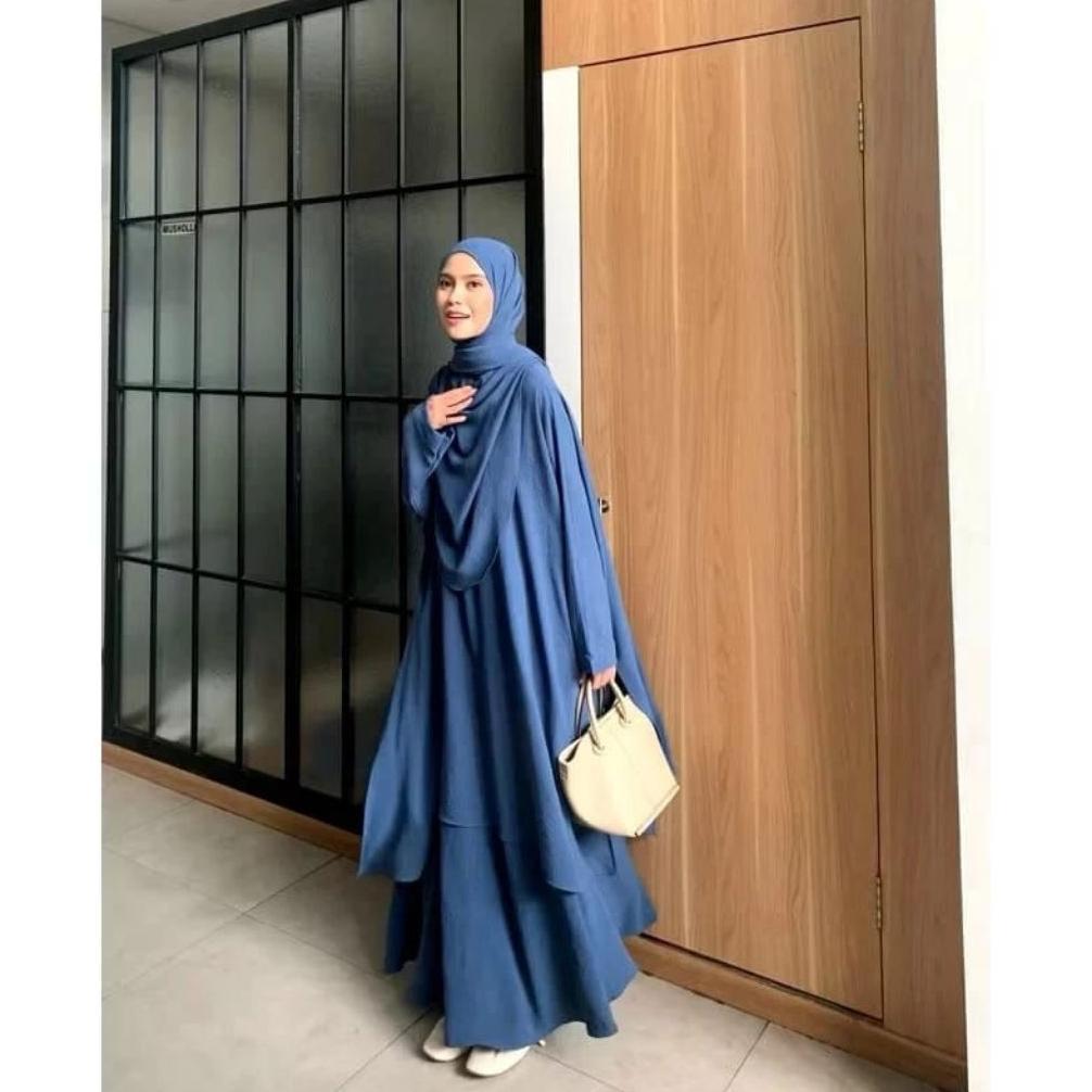 promo terbaru promo one set rok tunik satu set tunik dan rok polos wanita terbaru abaya tunik baju m