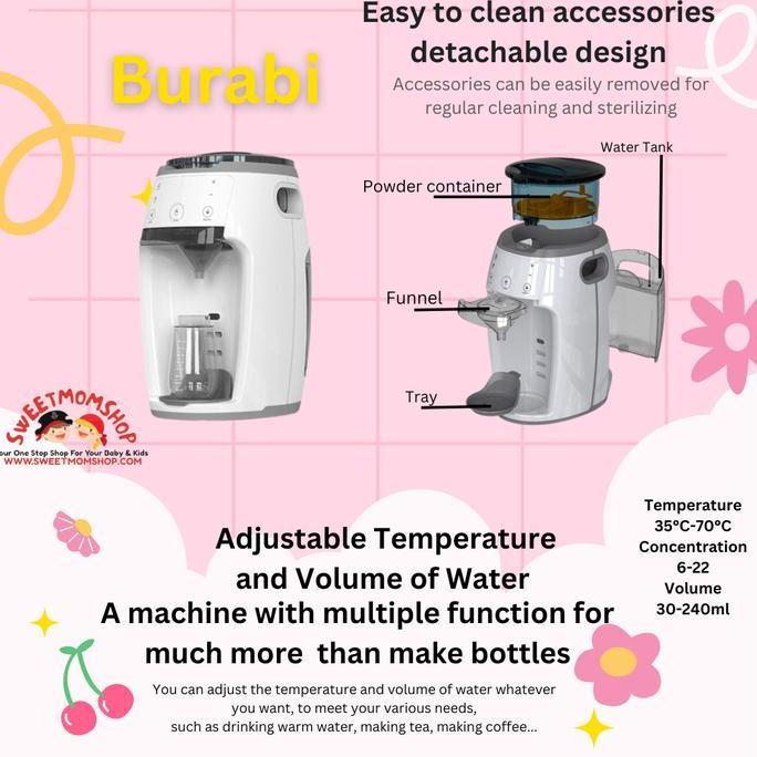 Burabi Smart Formula Milk Maker Compact / Burabi Mesin Susu Formula