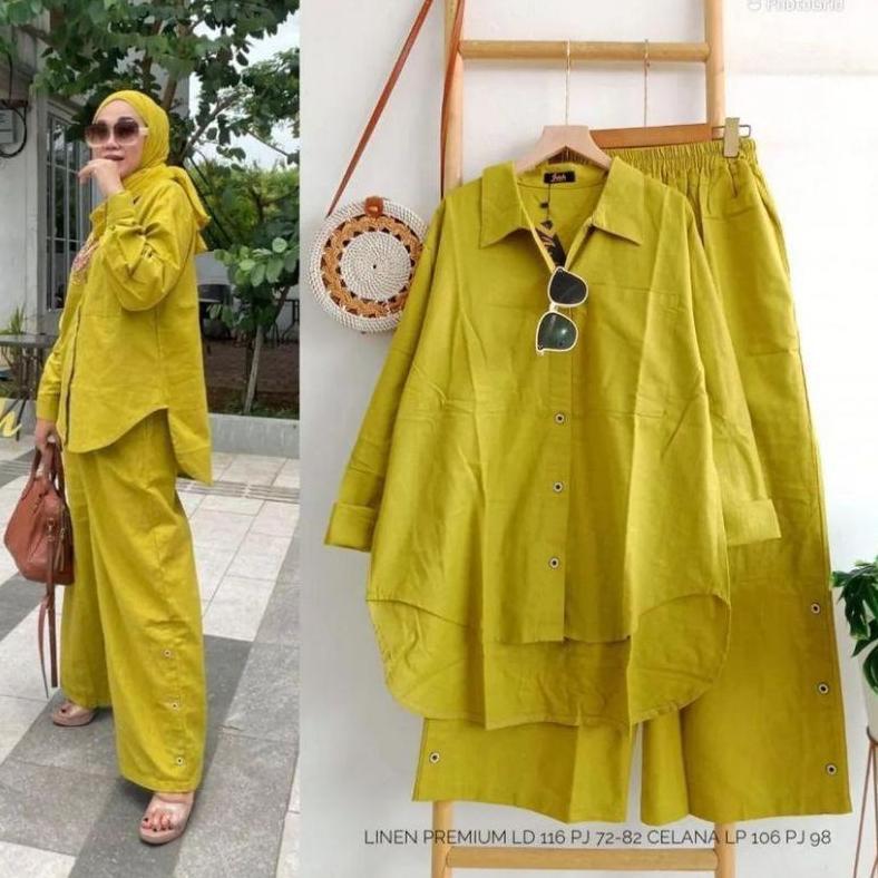Disc Fashion Muslim, Baju Wanita, Baju Stelan Wanita, Setelan, Fashion Wanita, One Set. Kyara One Se