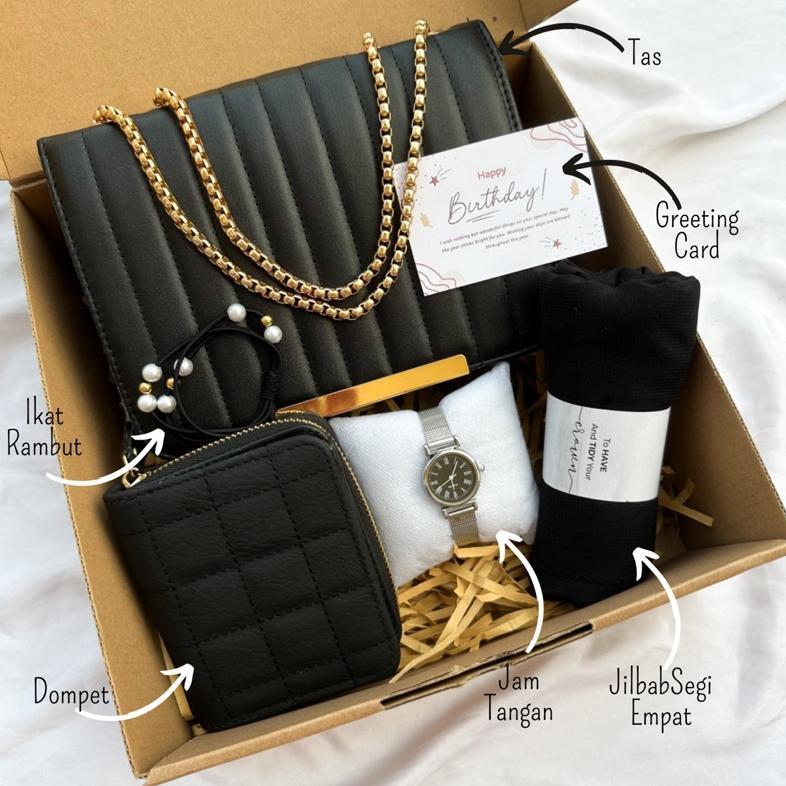 [A6469]HAMPERS GIFT BOX TAS ARA KADO ULANG TAHUN CEWEK/HAMPERS TAS WANITA/KADO ULANG TAHUN PACAR/KAD