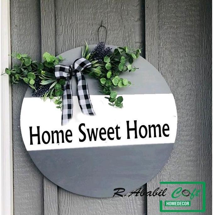 GHURDI Hanging Door Hiasan Pintu Assalamualaikum Waldecor bulat