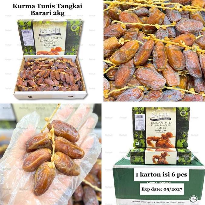 OISHION KURMA TUNISIA TANGKAI BARARI 2KG KURMA 2KG KURMA TUNISIA 2KG CEMILAN SEHAT FOOD BOOSTER HAMP