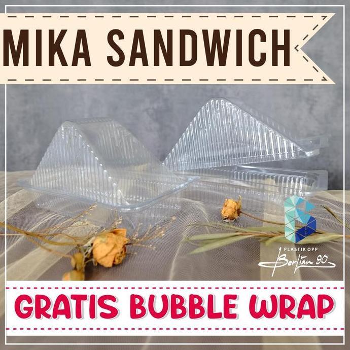 Mika Sandwich Mika Roti Tray Sandwich Tempat Roti Isi 50