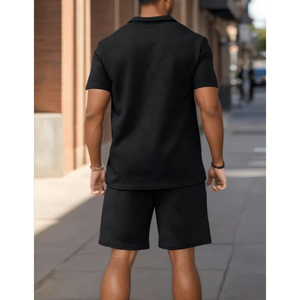 Disc Polo Shirt Oneset Pria Wanita Set Celana Knit Premium Import Kaos Kerah Kasual Casual Korean St