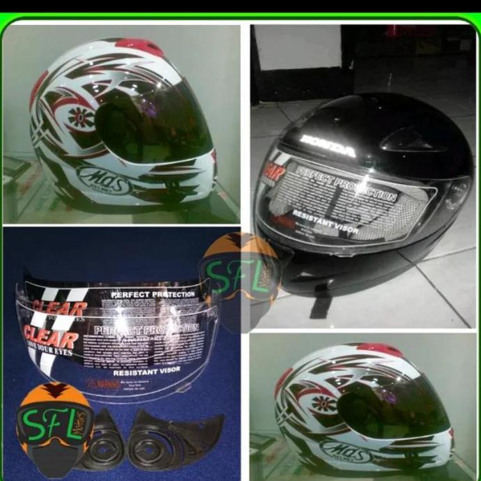 Kaca - Visor Helm Full Face BMC-MDS-GM-TRX-Standar Honda