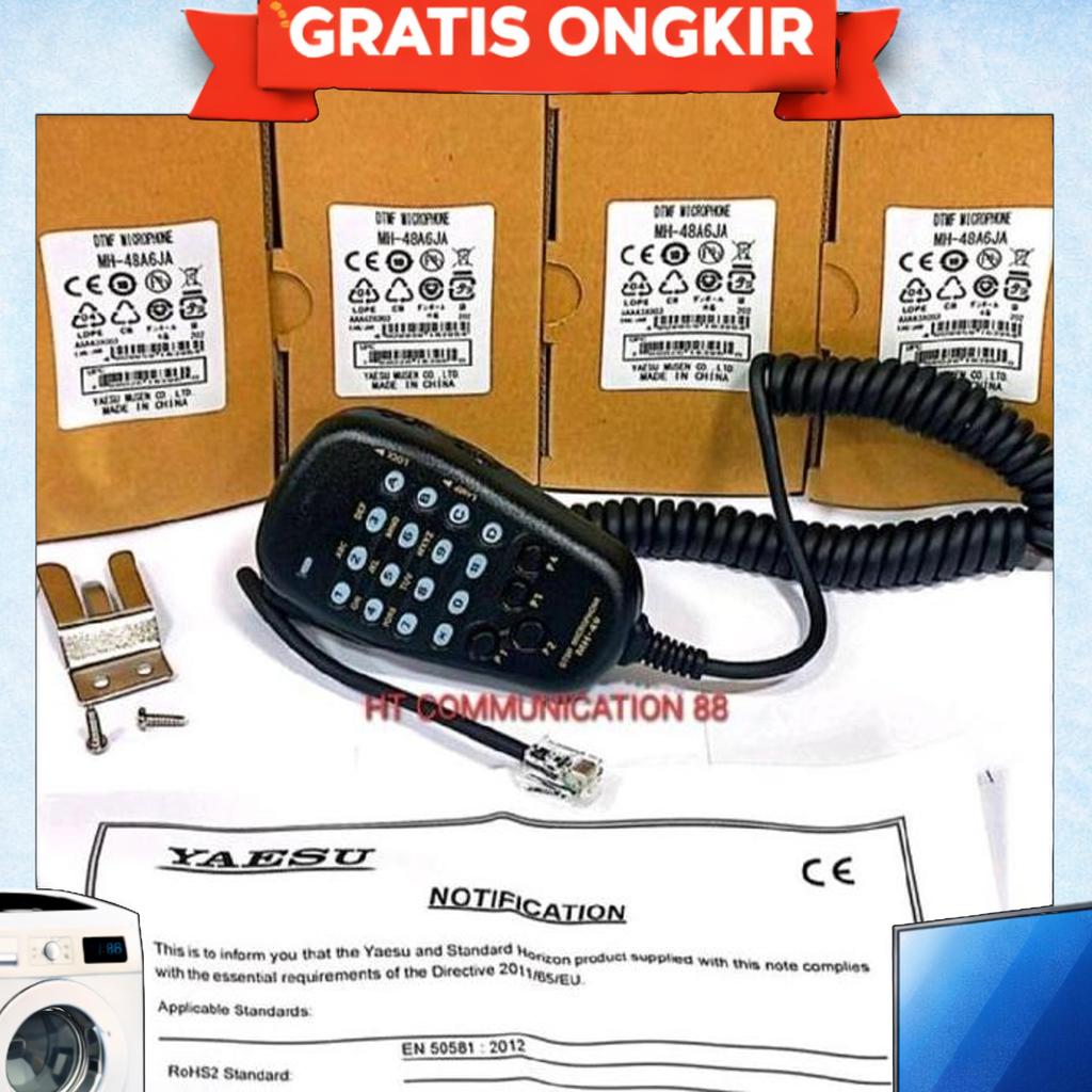 Ektramik Rig Yaesu Ft-2980 Original Mh-48 Ptt Extramik Yaesu Ft2980 Ft1900