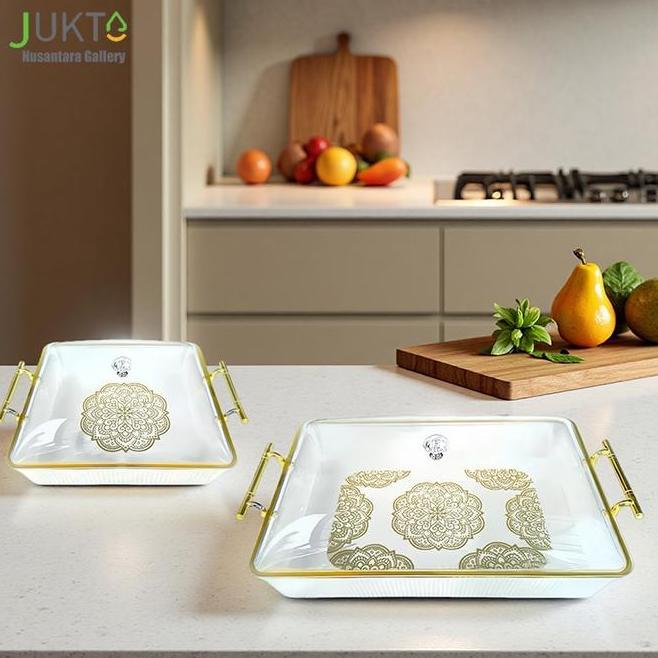 Juktacod Tempat Buah Tempat Roti Nampan Plastik Buah Nampan Dengan Tutup Aesthetic Nampan Dengan Tut