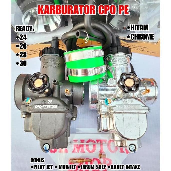 Karbu Karburator Cpo Pe 24 Pe 30 P Racing / Carbu Carburetor Cpo Termurah