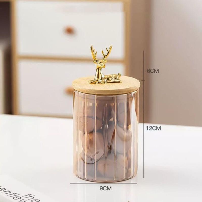 Toples Makanan Serbaguna Toples Gold Toples Aesthetic Toples Kue Toples Kaca Lebaran Toples Kaca Set