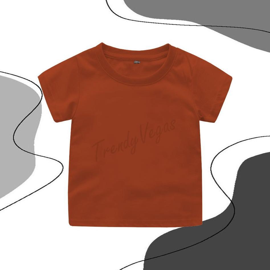 Berkualitas Kaos Polos Anak //Kaos Anak Polos 1-12 Tahun/ Baju Anak Polos 7 Warna