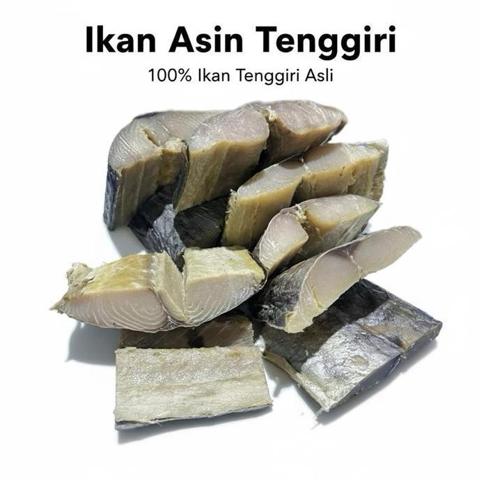 adaseller22 - Ikan Asin Tenggiri / Daging Tengiri Rasa khas 1 kg murah halal Vakum Food