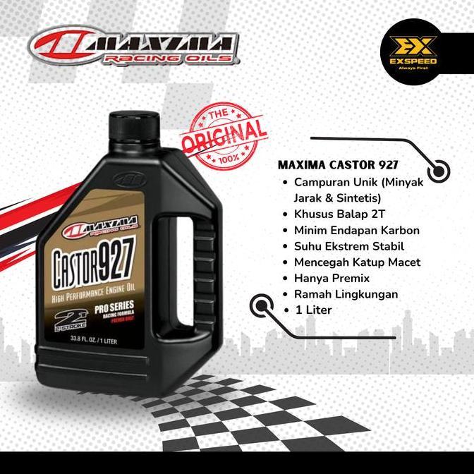 OLI SAMPING MAXIMA CASTOR 927 RACING OIL 2T