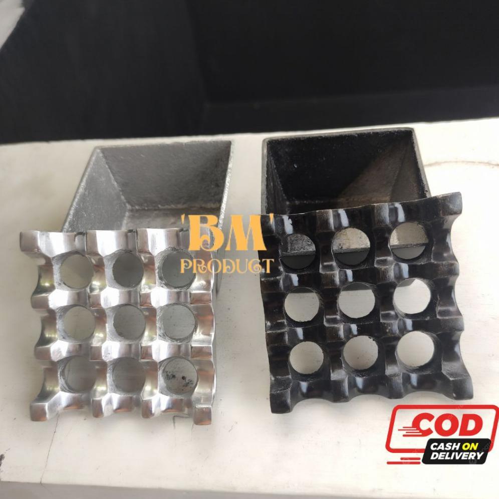 TERMURAH Asbak Almunium Lubang 9 Asbak Rokok 1 pcs Asbak Hotel Asthray Unik